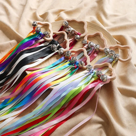 Rainbow Ribbons With Bells