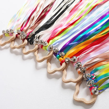 Rainbow Ribbons With Bells