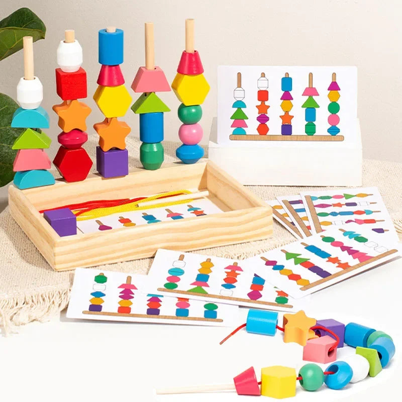 Wooden Toy Color Shape Matching Puzzle
